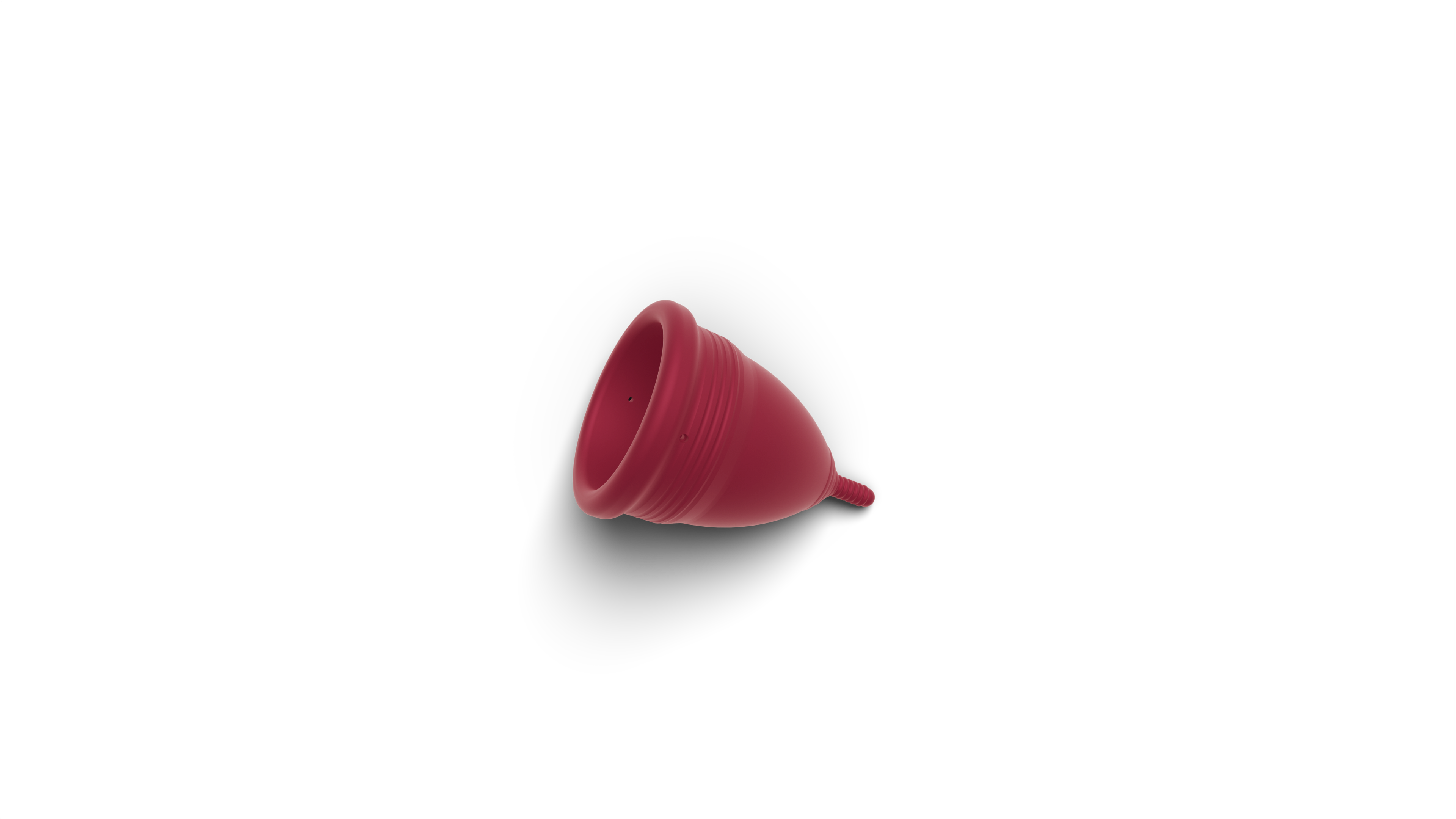 rhodamine reusable menstrual cup