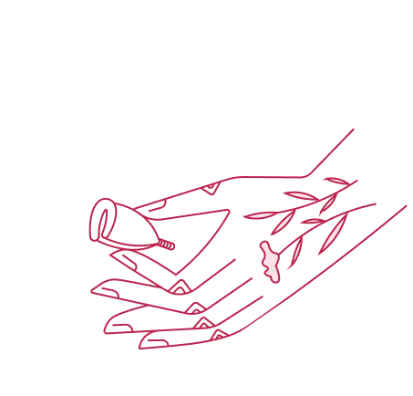 menstrual cup c fold