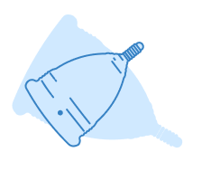 Menstrual Cup Line Drawing